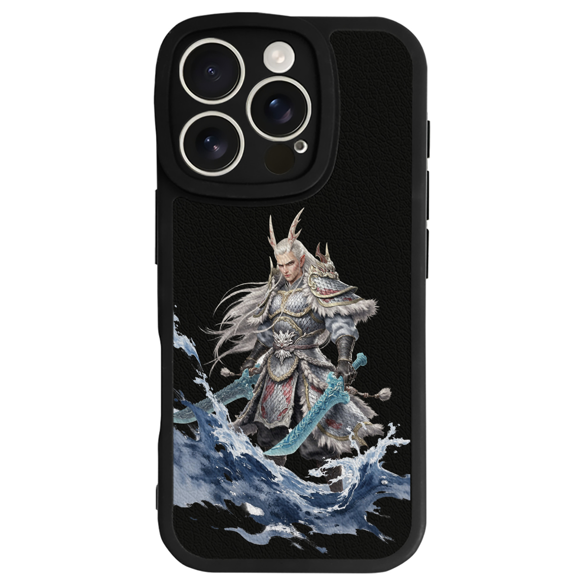 （画像用） Ne Zha 2 ナタ 魔童の大暴れ 【iPhone 16シリーズ対応】シリコンスマホケース（レザー調） 材質：シリコン